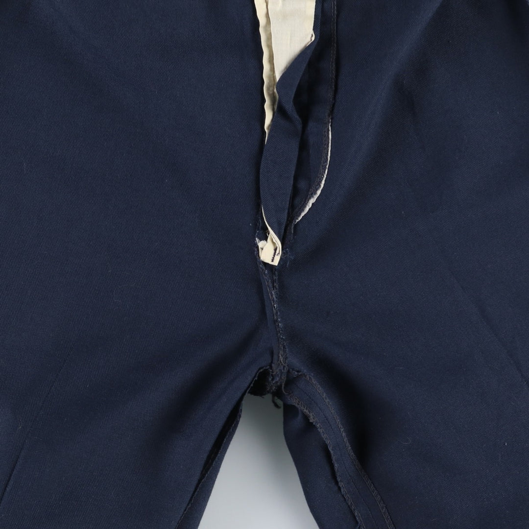 JCPenney women's flared slacks, size L (equivalent to W27), vintage. unclear navy blue type Vintage Second Hand
