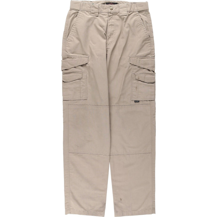 TRU-SPEC Ripstop Military Cargo Pants, Women's XL (equivalent to W32) polyester Khaki type beige Vintage Second Hand
