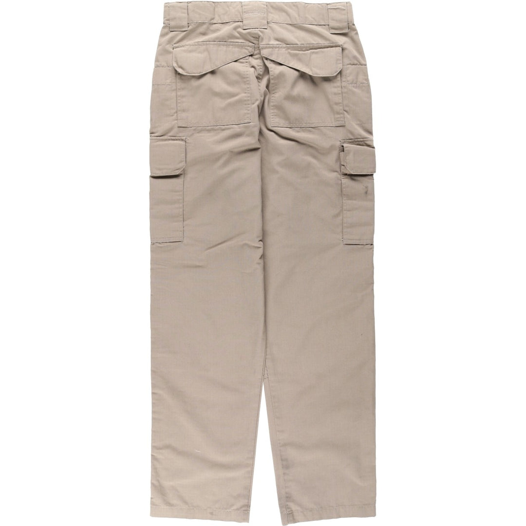TRU-SPEC Ripstop Military Cargo Pants, Women's XL (equivalent to W32) polyester Khaki type beige Vintage Second Hand