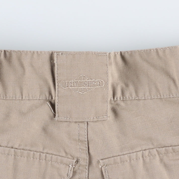TRU-SPEC Ripstop Military Cargo Pants, Women's XL (equivalent to W32) polyester Khaki type beige Vintage Second Hand
