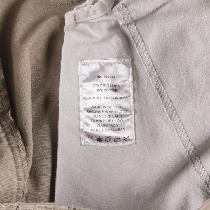 TRU-SPEC Ripstop Military Cargo Pants, Women's XL (equivalent to W32) polyester Khaki type beige Vintage Second Hand