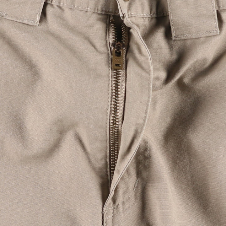 TRU-SPEC Ripstop Military Cargo Pants, Women's XL (equivalent to W32) polyester Khaki type beige Vintage Second Hand