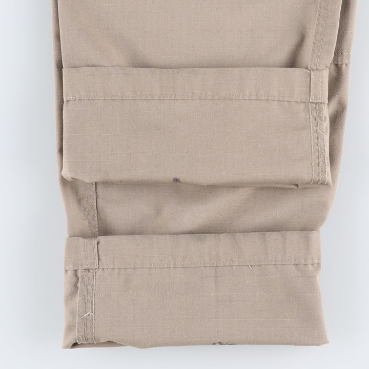 TRU-SPEC Ripstop Military Cargo Pants, Women's XL (equivalent to W32) polyester Khaki type beige Vintage Second Hand
