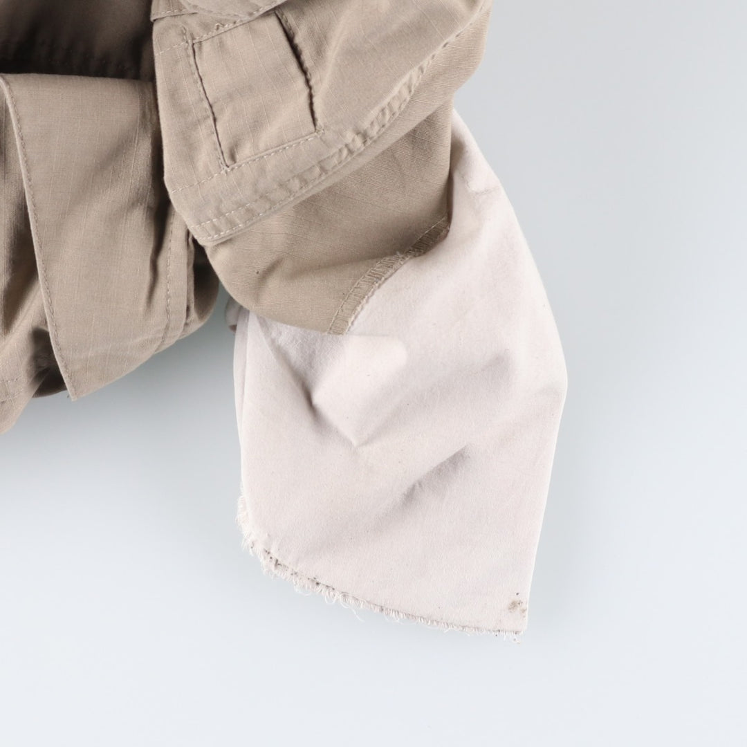 TRU-SPEC Ripstop Military Cargo Pants, Women's XL (equivalent to W32) polyester Khaki type beige Vintage Second Hand