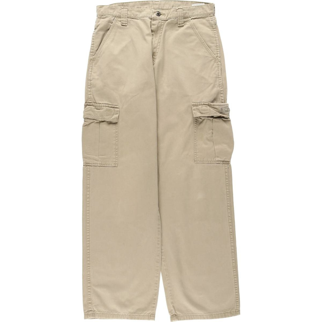 Wrangler Military Cargo Pants Combat Pants Women's L (equivalent to W30) cotton Beige type Vintage Second Hand