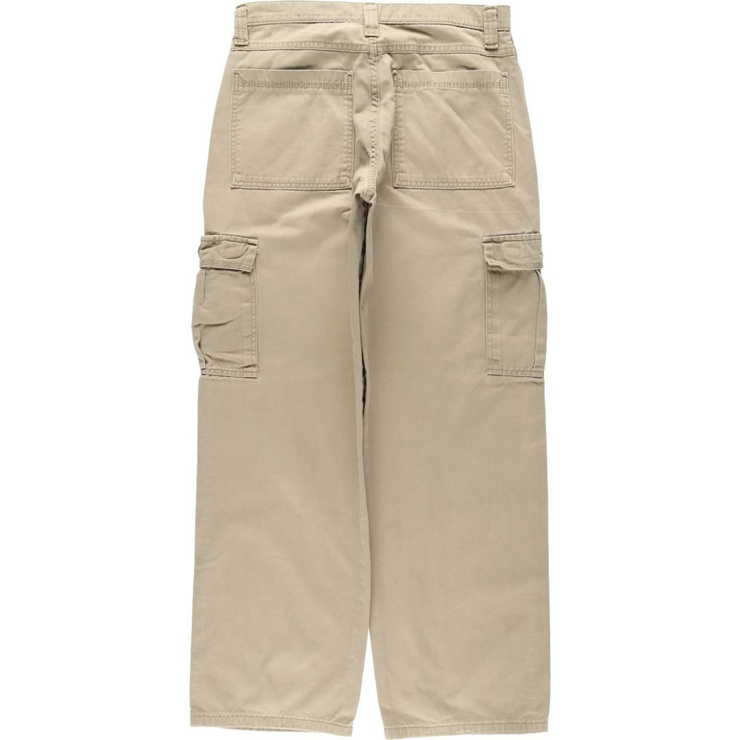 Wrangler Military Cargo Pants Combat Pants Women's L (equivalent to W30) cotton Beige type Vintage Second Hand