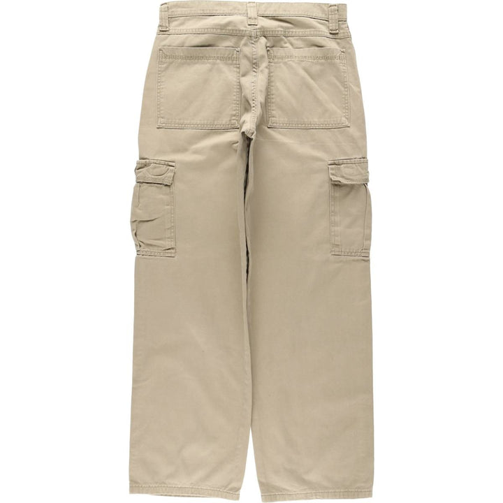 Wrangler Military Cargo Pants Combat Pants Women's L (equivalent to W30) cotton Beige type Vintage Second Hand