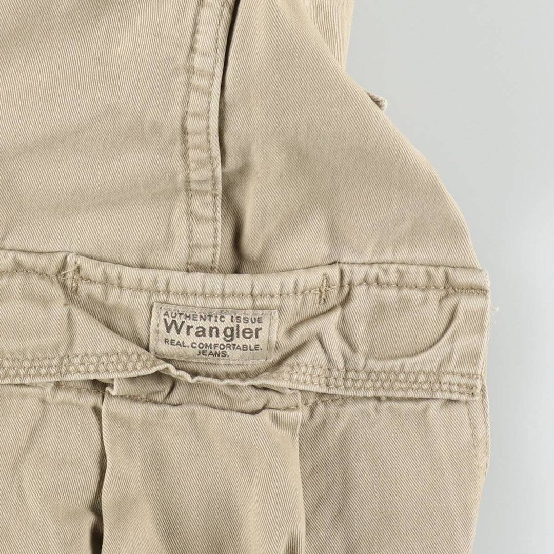 Wrangler Military Cargo Pants Combat Pants Women's L (equivalent to W30) cotton Beige type Vintage Second Hand