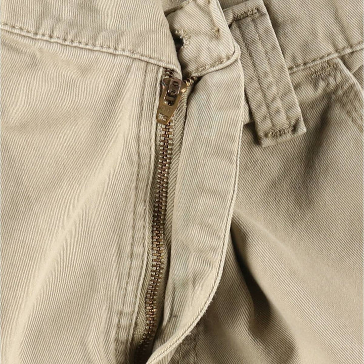 Wrangler Military Cargo Pants Combat Pants Women's L (equivalent to W30) cotton Beige type Vintage Second Hand