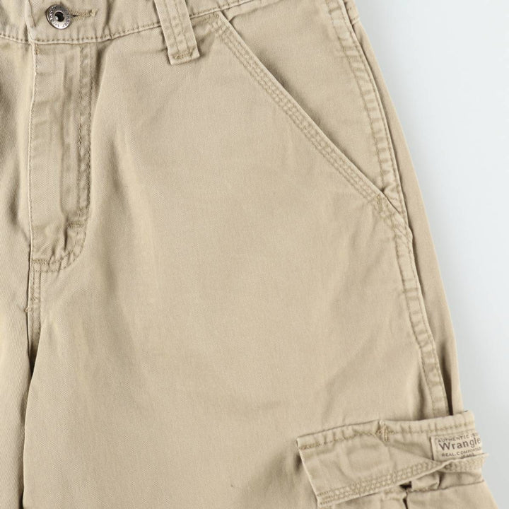 Wrangler Military Cargo Pants Combat Pants Women's L (equivalent to W30) cotton Beige type Vintage Second Hand