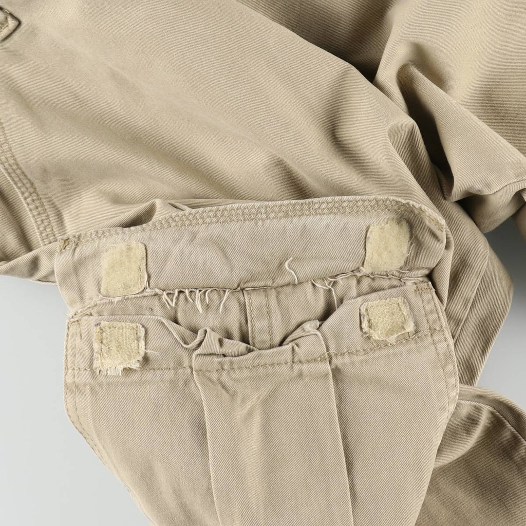 Wrangler Military Cargo Pants Combat Pants Women's L (equivalent to W30) cotton Beige type Vintage Second Hand