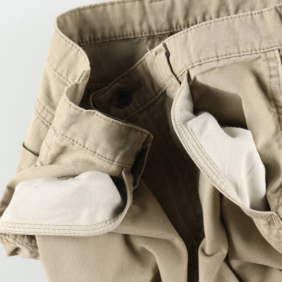 Wrangler Military Cargo Pants Combat Pants Women's L (equivalent to W30) cotton Beige type Vintage Second Hand