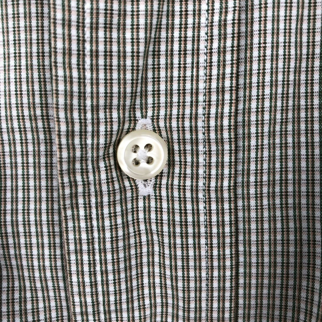 Ralph Lauren YARMOUTH Long Sleeve Button Down Check Shirt Men's XL cotton green type Vintage Second Hand