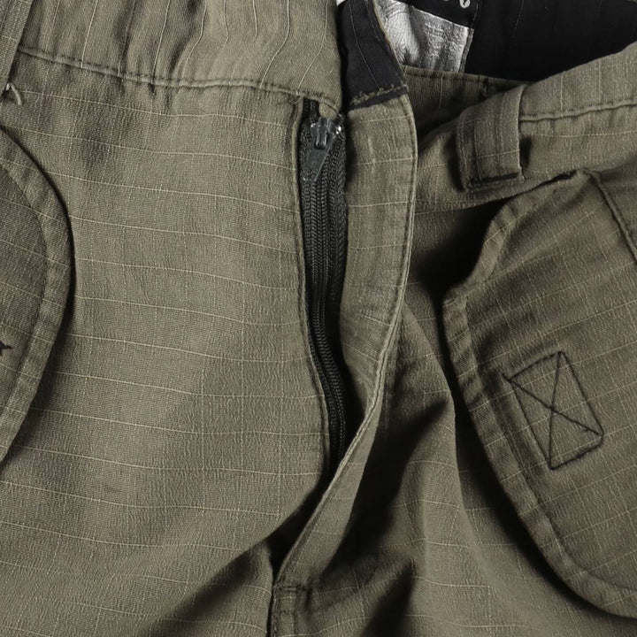 UTILITY 2WAY Ripstop Climbing Pants, Women's Size L (equivalent to W29) Nylon Khaki type Vintage Second Hand