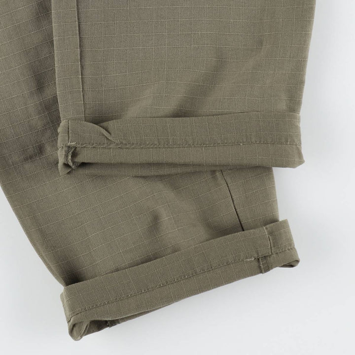 UTILITY 2WAY Ripstop Climbing Pants, Women's Size L (equivalent to W29) Nylon Khaki type Vintage Second Hand