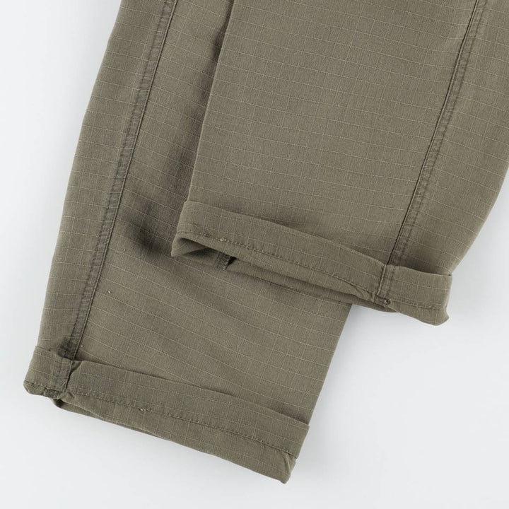 UTILITY 2WAY Ripstop Climbing Pants, Women's Size L (equivalent to W29) Nylon Khaki type Vintage Second Hand
