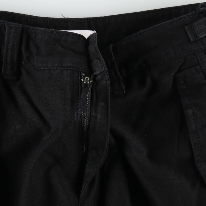 TNA Military Cargo Pants Combat Pants Women's L (equivalent to W30) cotton black type Vintage Second Hand