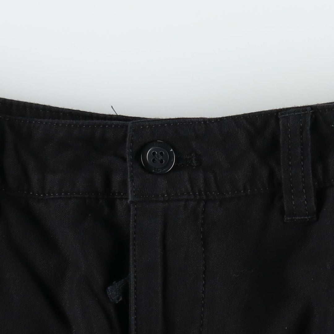 TNA Military Cargo Pants Combat Pants Women's L (equivalent to W30) cotton black type Vintage Second Hand