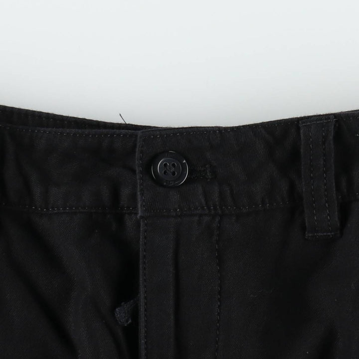 TNA Military Cargo Pants Combat Pants Women's L (equivalent to W30) cotton black type Vintage Second Hand