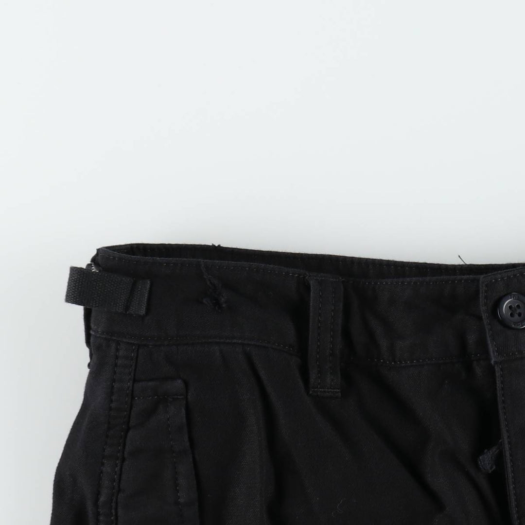 TNA Military Cargo Pants Combat Pants Women's L (equivalent to W30) cotton black type Vintage Second Hand