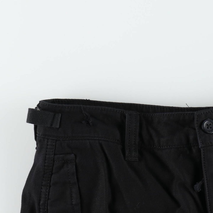 TNA Military Cargo Pants Combat Pants Women's L (equivalent to W30) cotton black type Vintage Second Hand