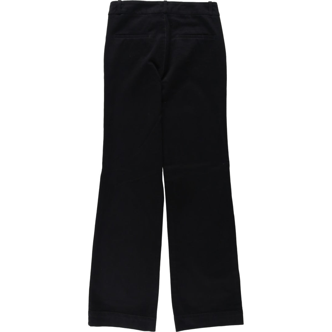 Massimo Dutti Chino Pants, Flared Pants, Women's Size L (equivalent to W28) unclear black type Vintage Second Hand