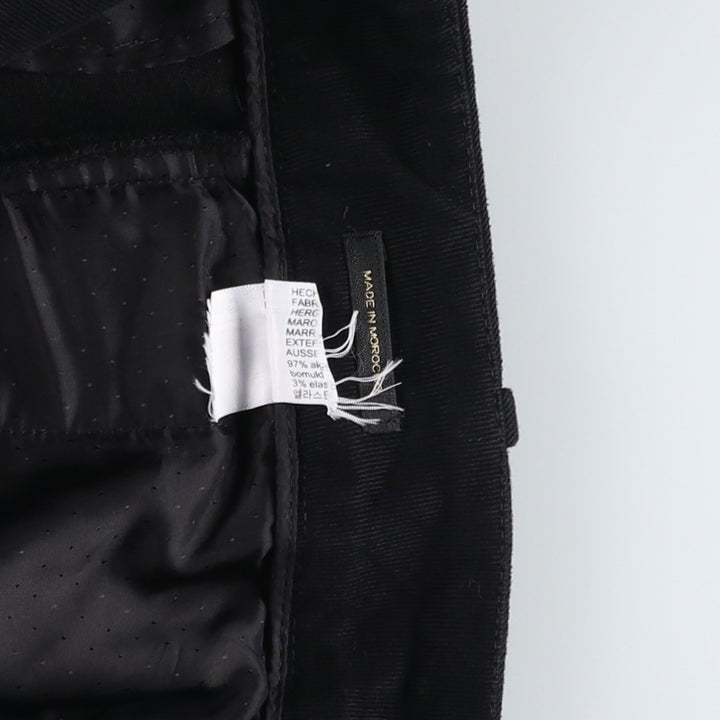 Massimo Dutti Chino Pants, Flared Pants, Women's Size L (equivalent to W28) unclear black type Vintage Second Hand