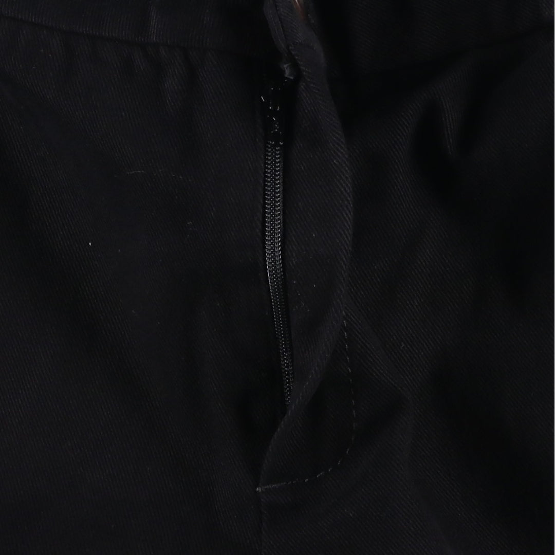 Massimo Dutti Chino Pants, Flared Pants, Women's Size L (equivalent to W28) unclear black type Vintage Second Hand