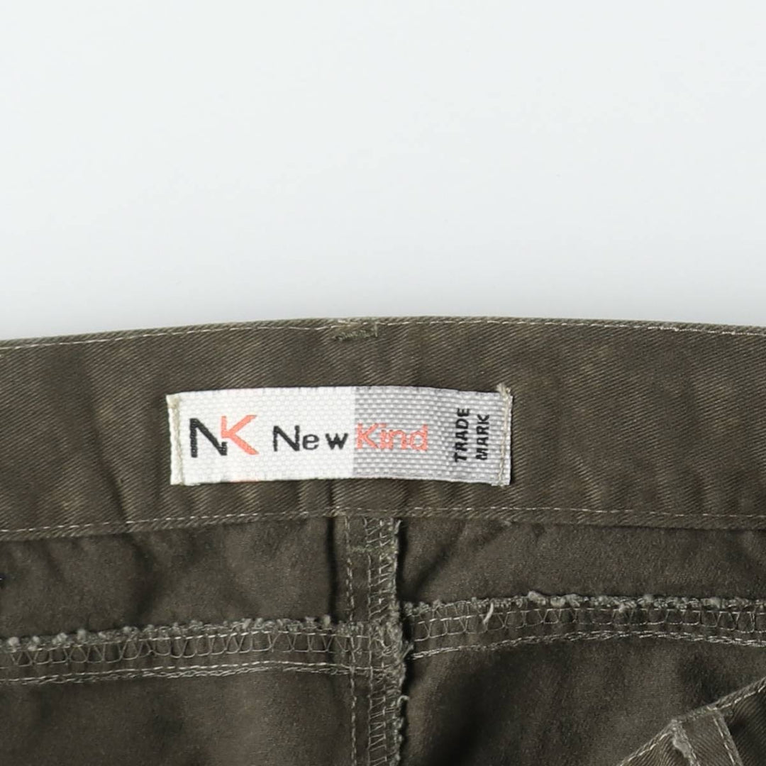 New Kind Chino Pants, Women's Size L (approx.) unclear Khaki type Vintage Second Hand