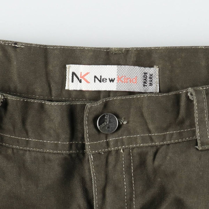 New Kind Chino Pants, Women's Size L (approx.) unclear Khaki type Vintage Second Hand