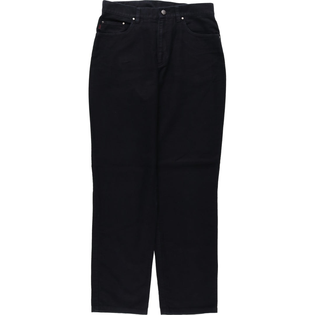 Ralph Lauren LAUREN JEANS CO. Cotton Pants, Women's Size L (equivalent to W30) cotton black type Vintage Second Hand