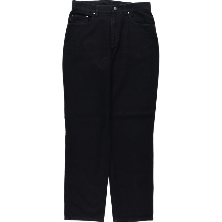 Ralph Lauren LAUREN JEANS CO. Cotton Pants, Women's Size L (equivalent to W30) cotton black type Vintage Second Hand