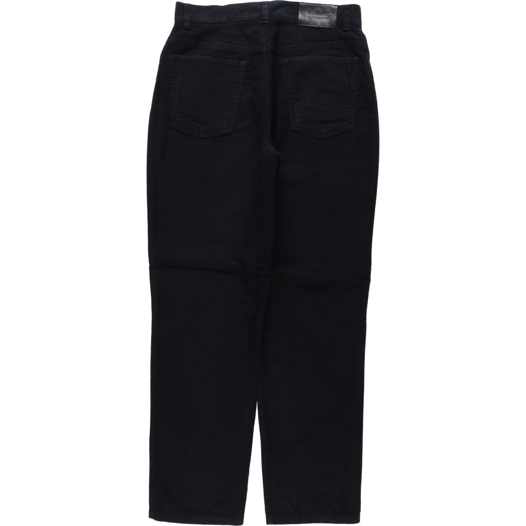 Ralph Lauren LAUREN JEANS CO. Cotton Pants, Women's Size L (equivalent to W30) cotton black type Vintage Second Hand