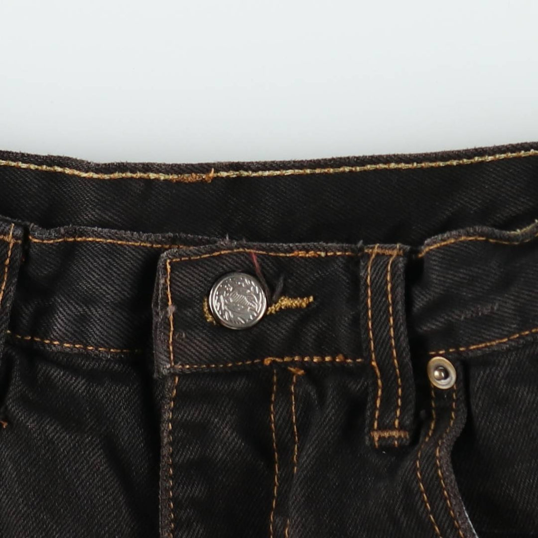 TAGRAG Denim Shorts, Made in USA, Women's Size L (W28 equivalent) cotton black type Vintage Second Hand