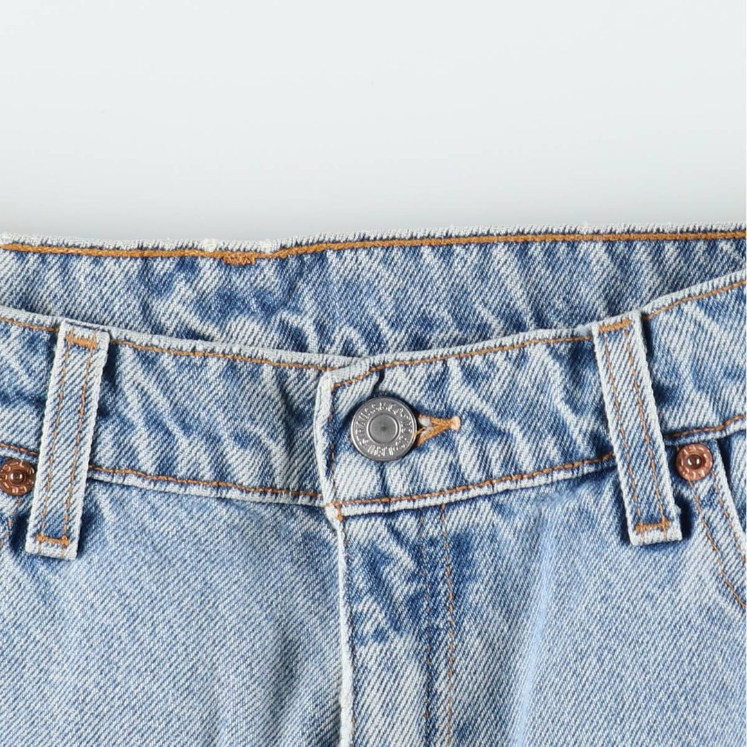 1990'S Levi's 36951-0703 Denim Shorts, Women's Size L (equivalent to W29), Vintage cotton Blue type light blue Vintage Second Hand