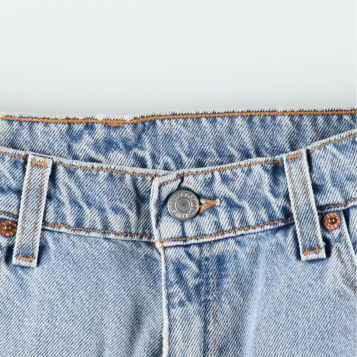1990'S Levi's 36951-0703 Denim Shorts, Women's Size L (equivalent to W29), Vintage cotton Blue type light blue Vintage Second Hand