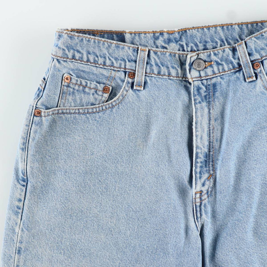 1990'S Levi's 36951-0703 Denim Shorts, Women's Size L (equivalent to W29), Vintage cotton Blue type light blue Vintage Second Hand