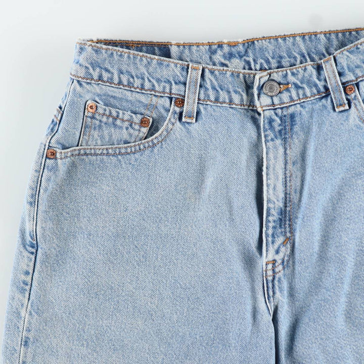 1990'S Levi's 36951-0703 Denim Shorts, Women's Size L (equivalent to W29), Vintage cotton Blue type light blue Vintage Second Hand