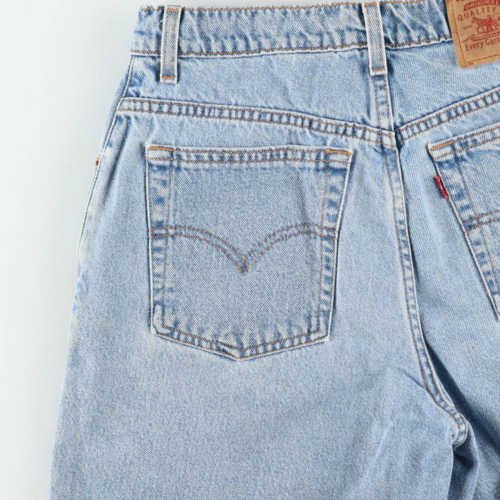 1990'S Levi's 36951-0703 Denim Shorts, Women's Size L (equivalent to W29), Vintage cotton Blue type light blue Vintage Second Hand