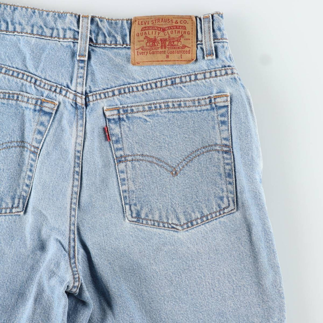 1990'S Levi's 36951-0703 Denim Shorts, Women's Size L (equivalent to W29), Vintage cotton Blue type light blue Vintage Second Hand