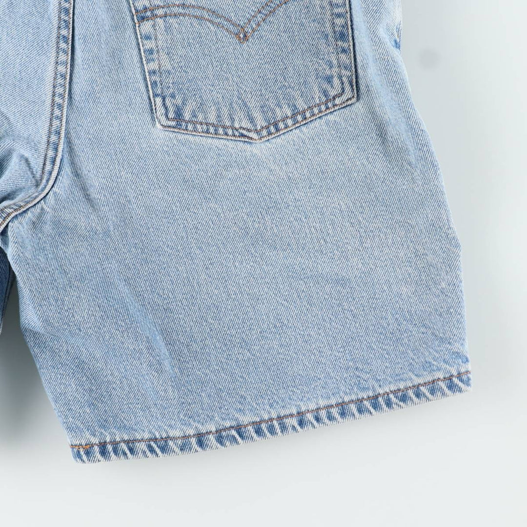 1990'S Levi's 36951-0703 Denim Shorts, Women's Size L (equivalent to W29), Vintage cotton Blue type light blue Vintage Second Hand