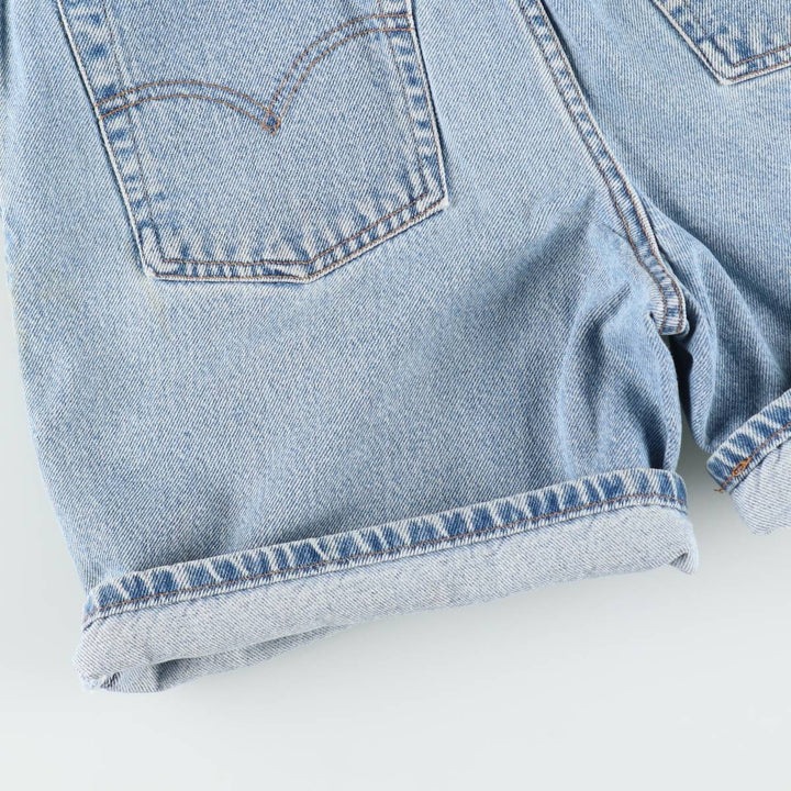 1990'S Levi's 36951-0703 Denim Shorts, Women's Size L (equivalent to W29), Vintage cotton Blue type light blue Vintage Second Hand