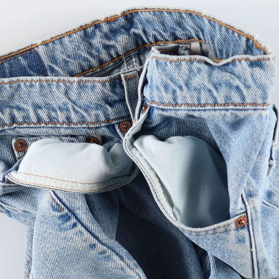 1990'S Levi's 36951-0703 Denim Shorts, Women's Size L (equivalent to W29), Vintage cotton Blue type light blue Vintage Second Hand