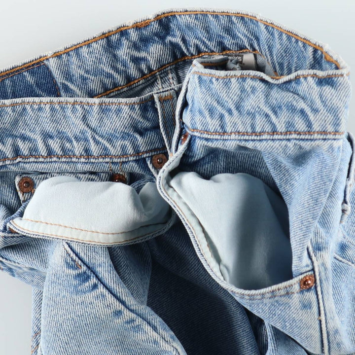 1990'S Levi's 36951-0703 Denim Shorts, Women's Size L (equivalent to W29), Vintage cotton Blue type light blue Vintage Second Hand