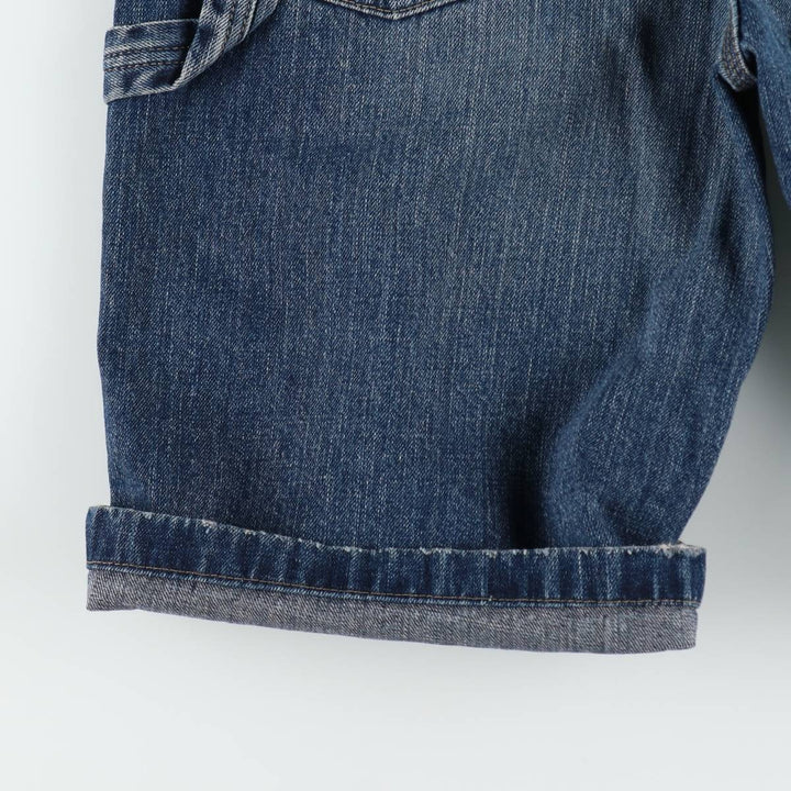 2000'S Levi's denim painter shorts, women's size XL (equivalent to W32). cotton blue type Vintage Second Hand