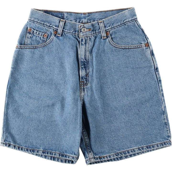 2000'S Levi's denim shorts, women's size L (equivalent to W28). cotton blue type Vintage Second Hand