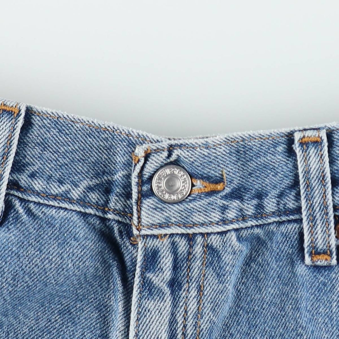 2000'S Levi's denim shorts, women's size L (equivalent to W28). cotton blue type Vintage Second Hand