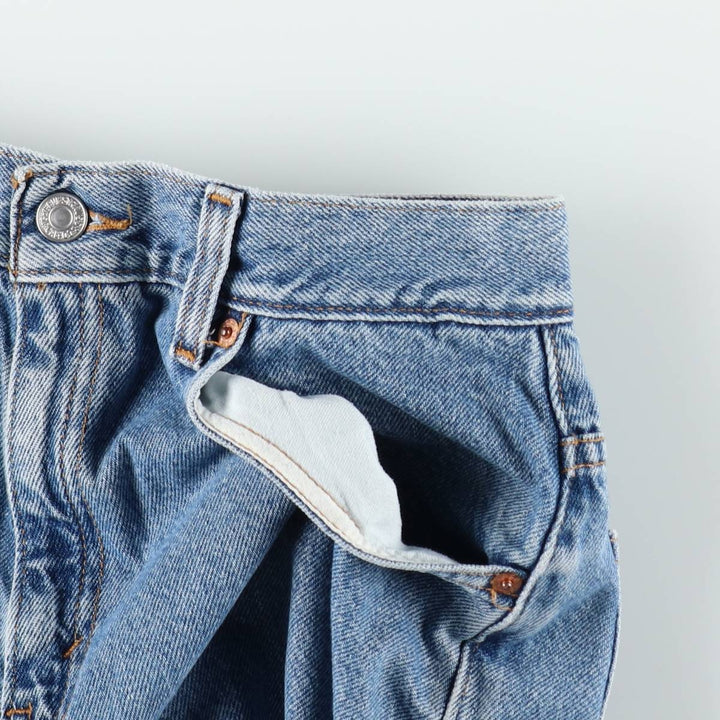 2000'S Levi's denim shorts, women's size L (equivalent to W28). cotton blue type Vintage Second Hand