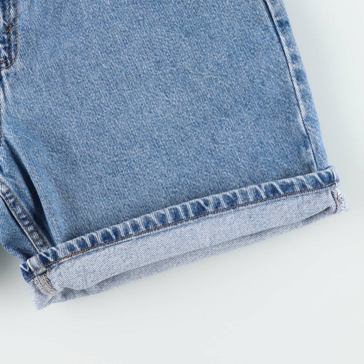 2000'S Levi's denim shorts, women's size L (equivalent to W28). cotton blue type Vintage Second Hand