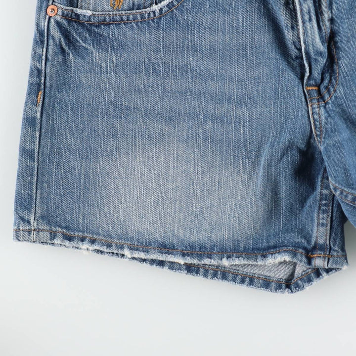 Ralph Lauren RALPH LAUREN SPORT denim shorts, women's size XXL (equivalent to W34). cotton blue type Vintage Second Hand